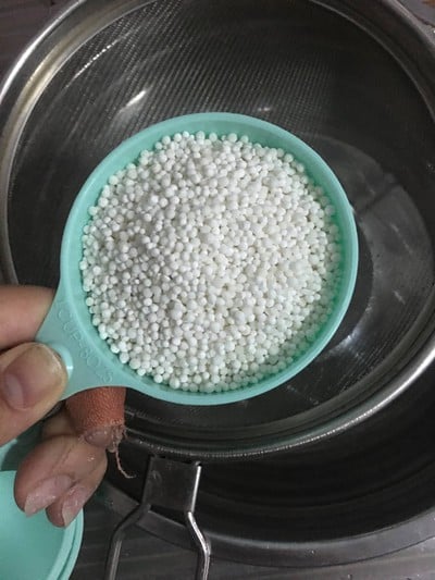 วิธีทำ “สาคูเปียกเผือกข้าวโพด"