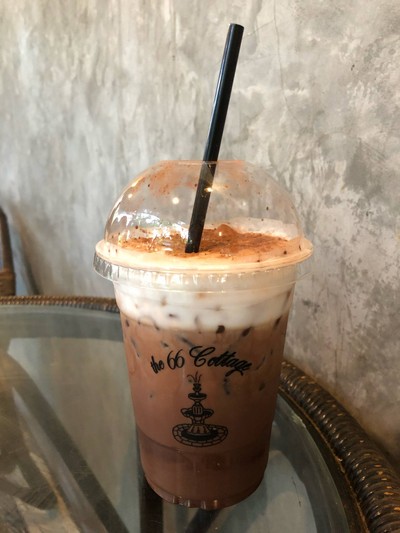 Iced chocolate salted