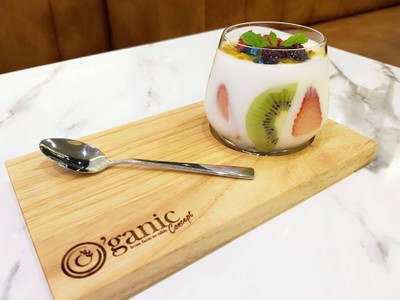 Home Made Coconut Yogurt Parfait With Fresh Fruit And Granola