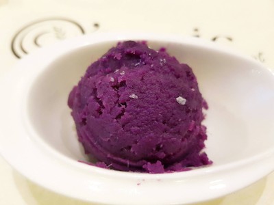Mashed Sweet Purple Potato