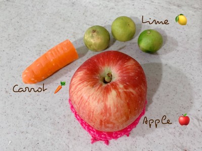 วิธีทำ Apple Carrot Lime Smoothie 