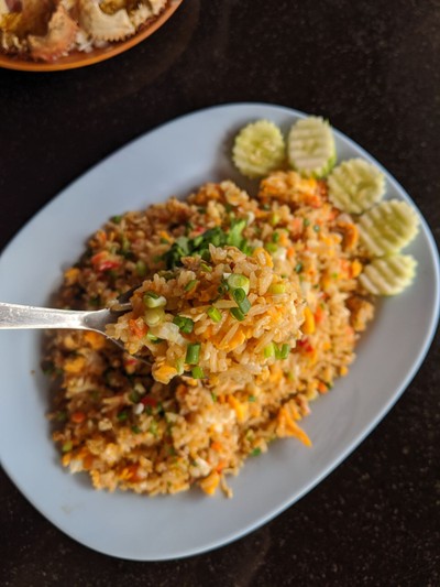 ข้าวผัดมันปู