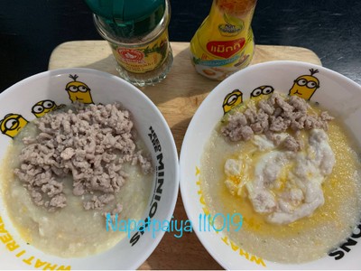 วิธีทำ โจ๊กหมู