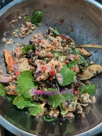 วิธีทำ ยำหอยหอย วิธีทำ ยำหอยหอย