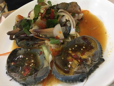 เมนูของร้าน เจ๊นวลปูดอง แปดริ้ว ฉะเชิงเทรา