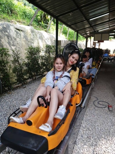 ไม่เล่นถือว่ามาไม่ถึง คนละ150 คือเล่นไปสองรอบ สนุกจัด ไม่น่ากลัวคะ 