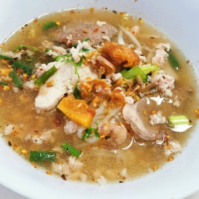 บะหมี่ต้มยำหมูสับ