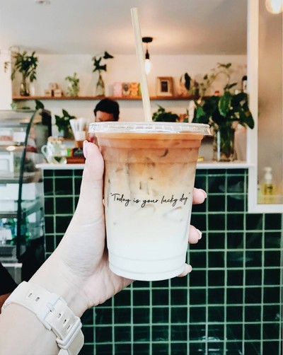Hazelnut latte