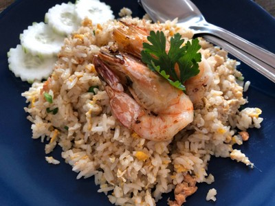 ข้าวผัดมันกุ้ง