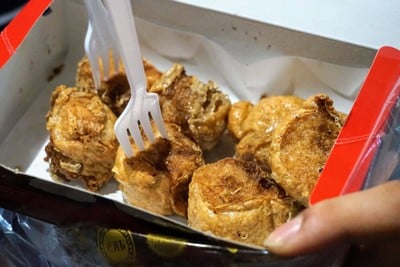 Deep Fried Crab Meat Roll