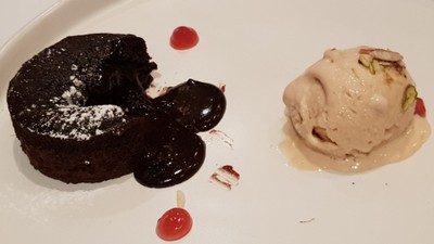 Chocolate Lava Cake & Kulfi