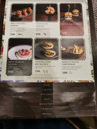 ป้ายราคาหรือสมุดเมนู