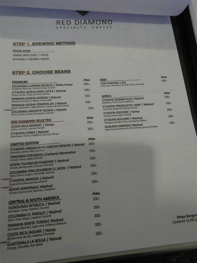 ป้ายราคาหรือสมุดเมนู