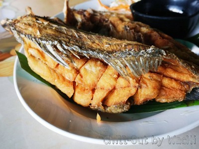 ปลากระพงทอดน้ำปลา