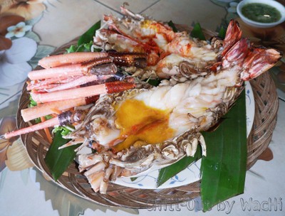 กุ้งแม่น้ำเผา