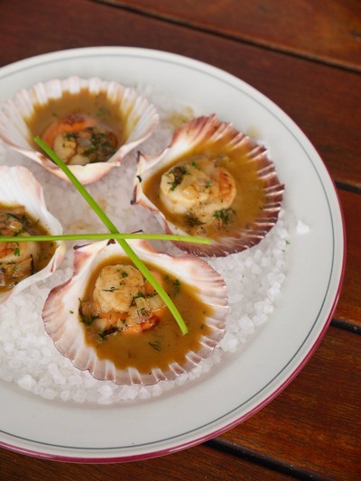 Baked Scallops