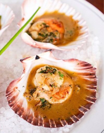 Baked Scallops