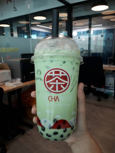 ชานมแคนตาลูป ไข่มุก