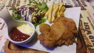 สเต็กไก่กรอบ