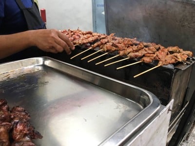 หมูปิ้ง / ตับ / ปีกกลาง