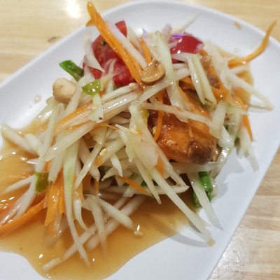 เมนูของร้าน ร้านส้มตำแม่ลำยอง นวลจันทร์