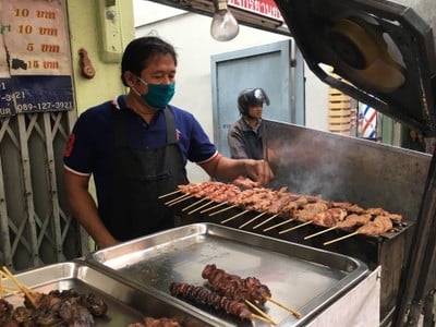 หมูปิ้ง / ตับ / ปีกกลาง