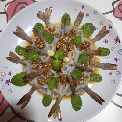 กุ้งแช่น้ำปลา