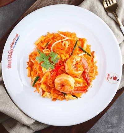 เมนูของร้าน ทิพย์สมัย ผัดไทยประตูผี ฝั่งพระนคร