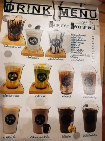 ป้ายราคาหรือสมุดเมนู