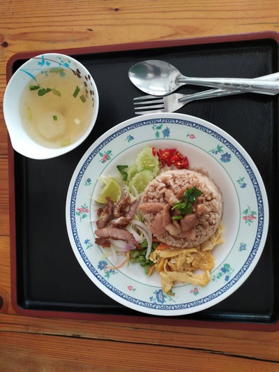 ข้าวคลุกกะปิ +น้ำซุป ธรรมดา