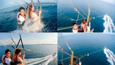 พาราเซลลิ่ง (Parasailing) เกาะเสม็ด