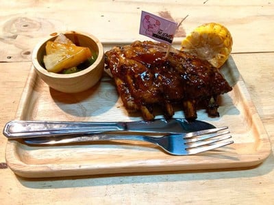 ซี่โครงย่าง BBQ