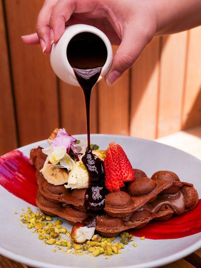 Nutella Hong Kong Waffles ($20AUD ~420฿)