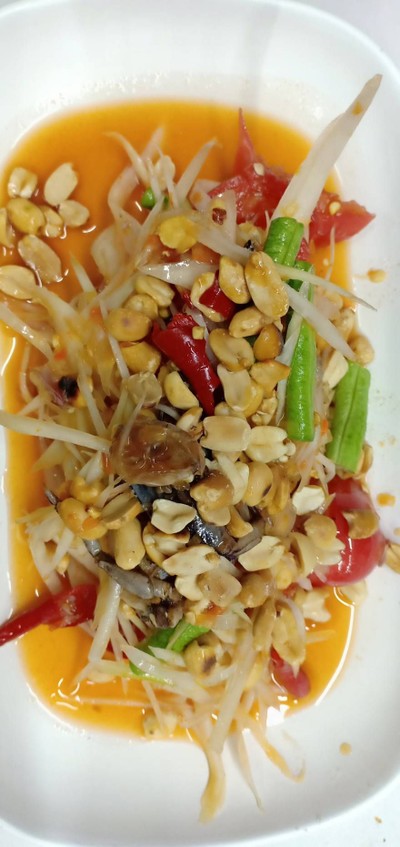 ส้มตำไทยปู