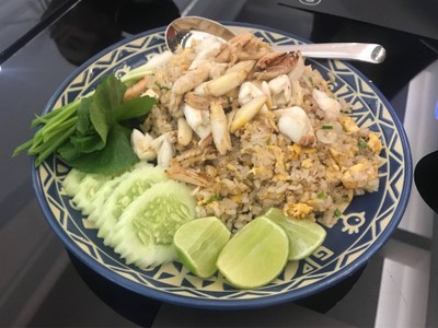 ข้าวผัดปู ขนาดกลาง