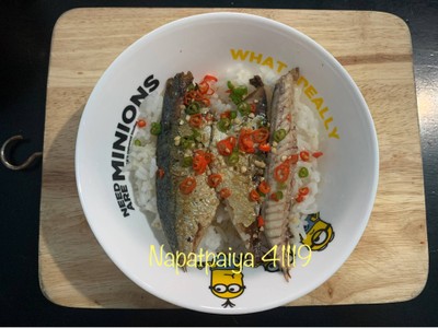 วิธีทำ ข้าวหน้าปลาทูซีอิ้วพริก วิธีทำ ข้าวหน้าปลาทูซีอิ้วพริก