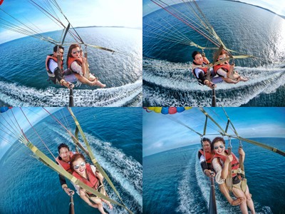 พาราเซลลิ่ง (Parasailing) เกาะเสม็ด