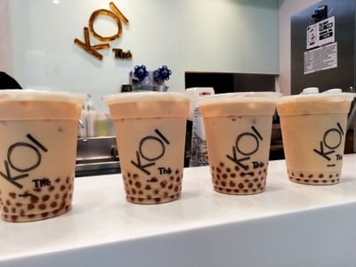 เมนูของร้าน KOI Thé Central Embassy ชั้น 3