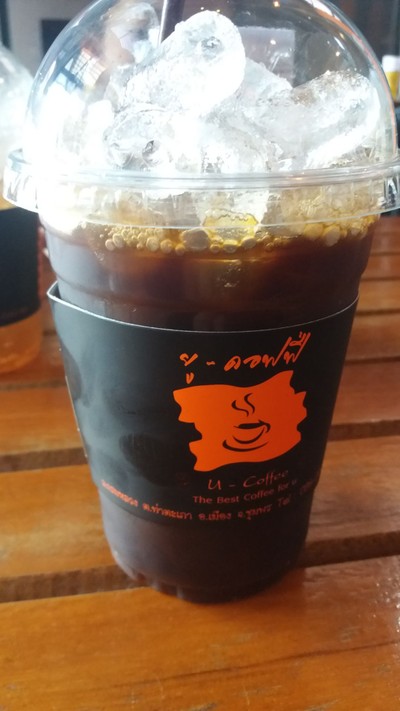 เมนูของร้าน U-Coffee ชุมพร