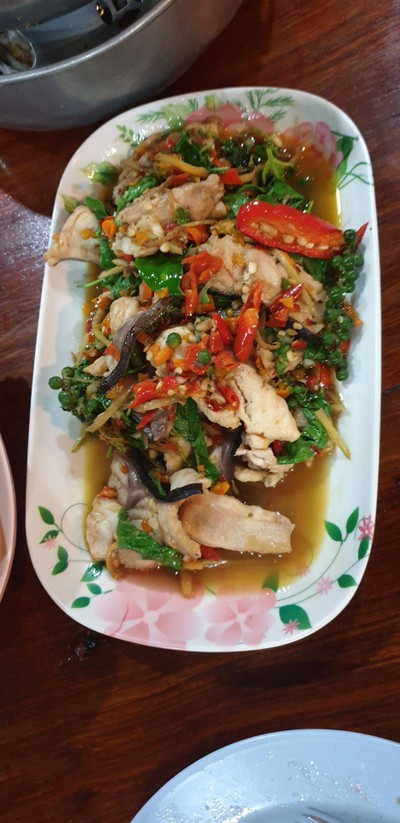 ปลาคังผัดฉ่า