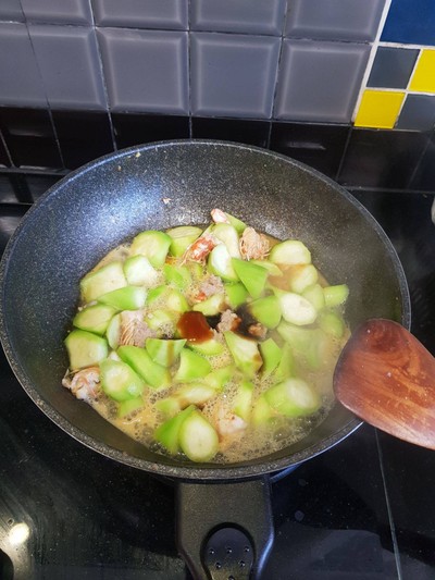 วิธีทำ บวบผัดไข่ วิธีทำ บวบผัดไข่