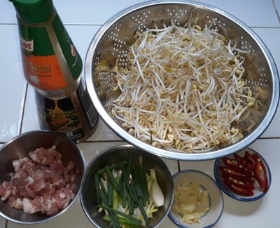 วิธีทำ ผัดถั่วงอกหมูสับ วิธีทำ ผัดถั่วงอกหมูสับ