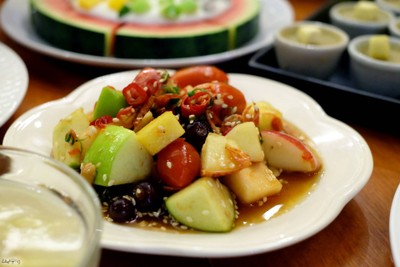 ส้มตำผลไม้