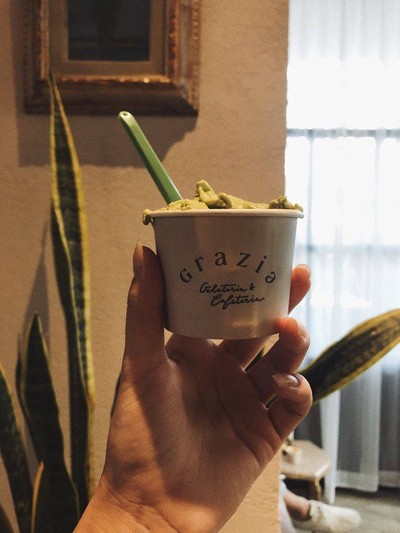 เมนูของร้าน Grazia Gelato and Coffee