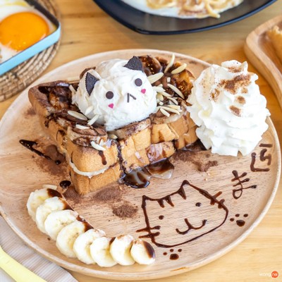 เมนูของร้าน makura cat cafe