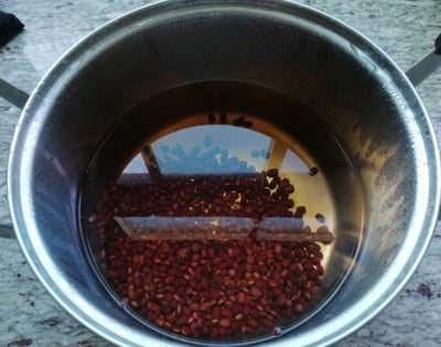 วิธีทำ ถั่วแดงกวน