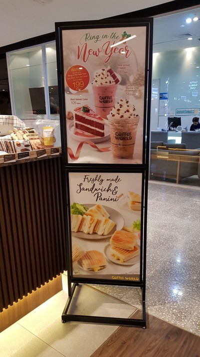 ป้ายราคาหรือสมุดเมนู