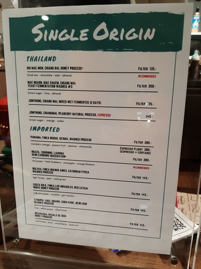 ป้ายราคาหรือสมุดเมนู