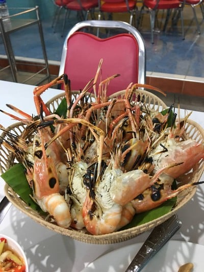 กุ้งเผาไซส์ใหญ่