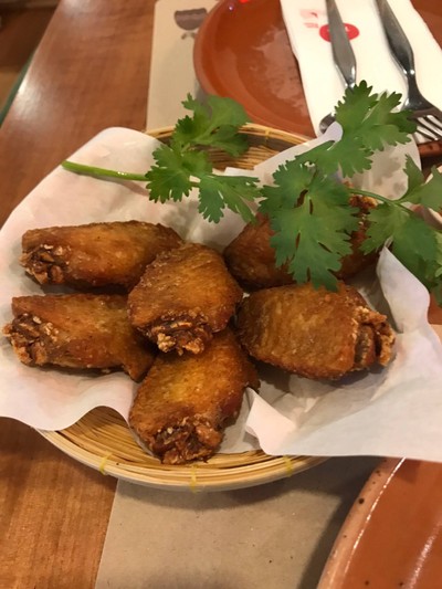ปีกไก่ทอดน้ำปลา